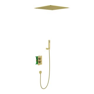 Душевая система Timo Petruma SX-5029/17SM с термостатом золото матовое